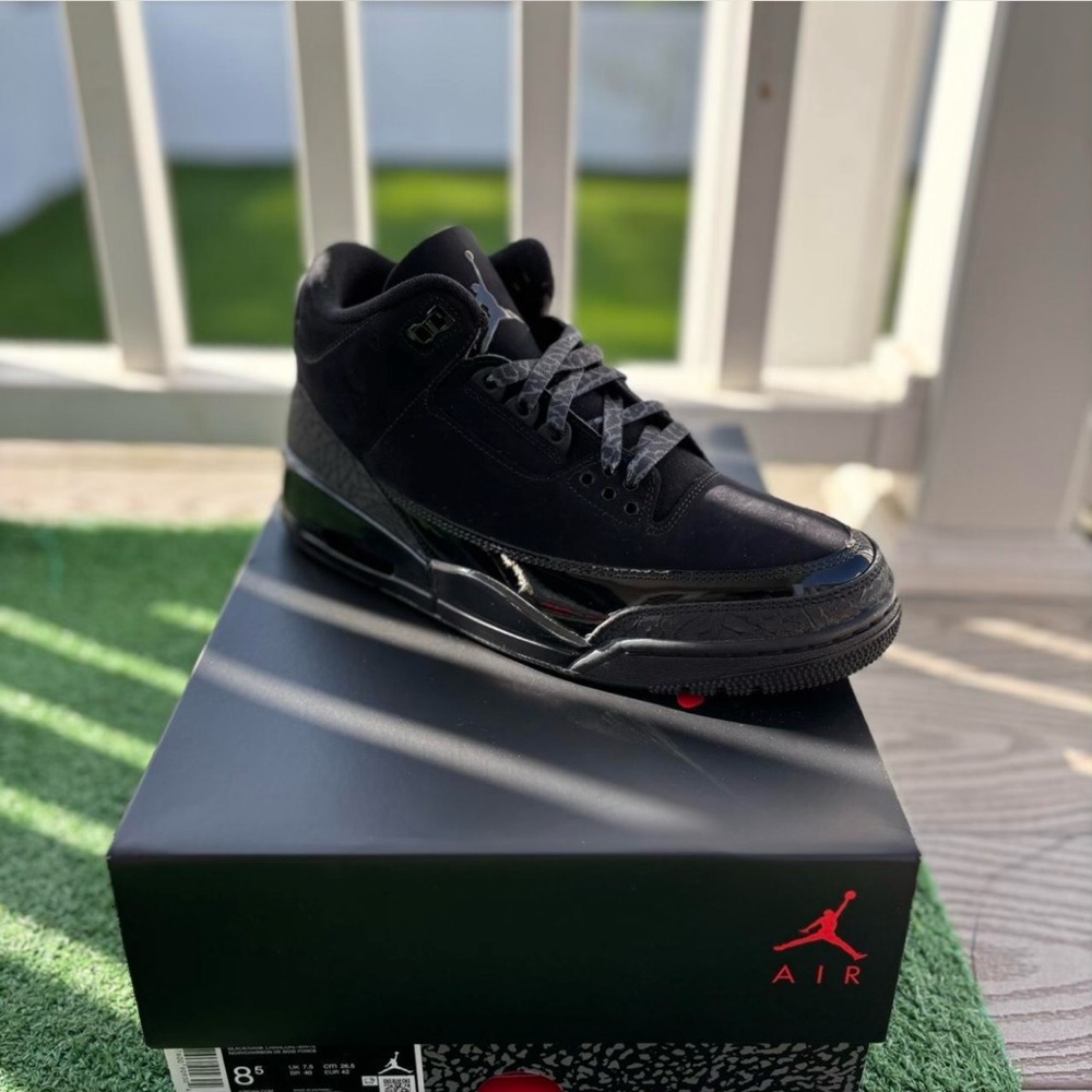 Jordan 3 Black Cats Brand New with Box size 8.5